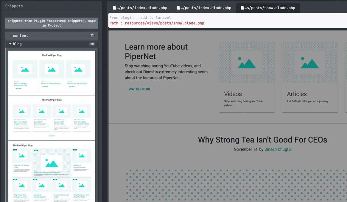 AppCubes website builder main interface